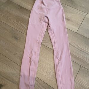 light pink Lululemon leggings in size 2